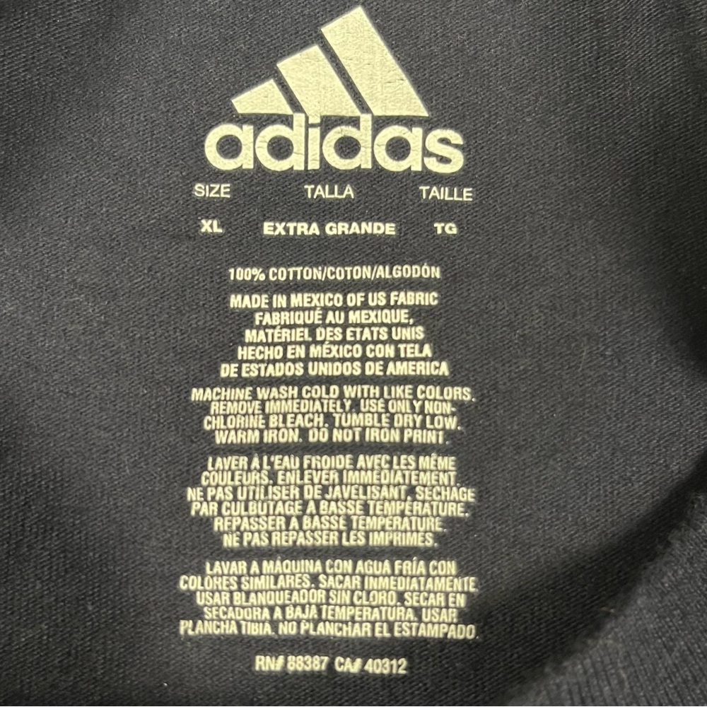 Adidas Red Bulls New York Short Sleeve T Shirt Men XL Soccer Futbol Navy Blue - Picture 3 of 7